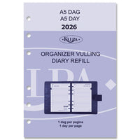 6201-26 210 x 144 mm A5 Planner Vulling 2026 NL EN
