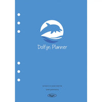 6607-00 210 x 144 mm Motiveer planner Dolphin A5 losse bladeren