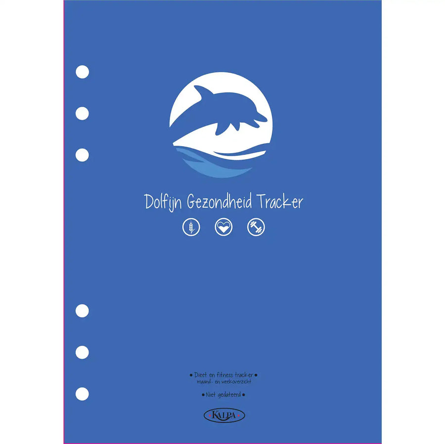 6607-10 210 x 144 mm Health Tracker-Dolphin A5-Loose blad