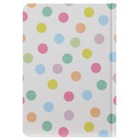 BV474-2 White A5 Notebook Cat and Colorful Dots