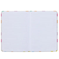 BV474-2 White A5 Notebook Cat and Colorful Dots