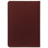 Bv474-4 Bordeaux Notizbuch Schmucklos