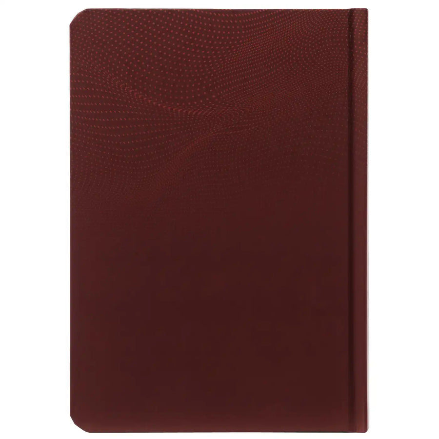 Bv474-4 Bordeaux Notizbuch Schmucklos