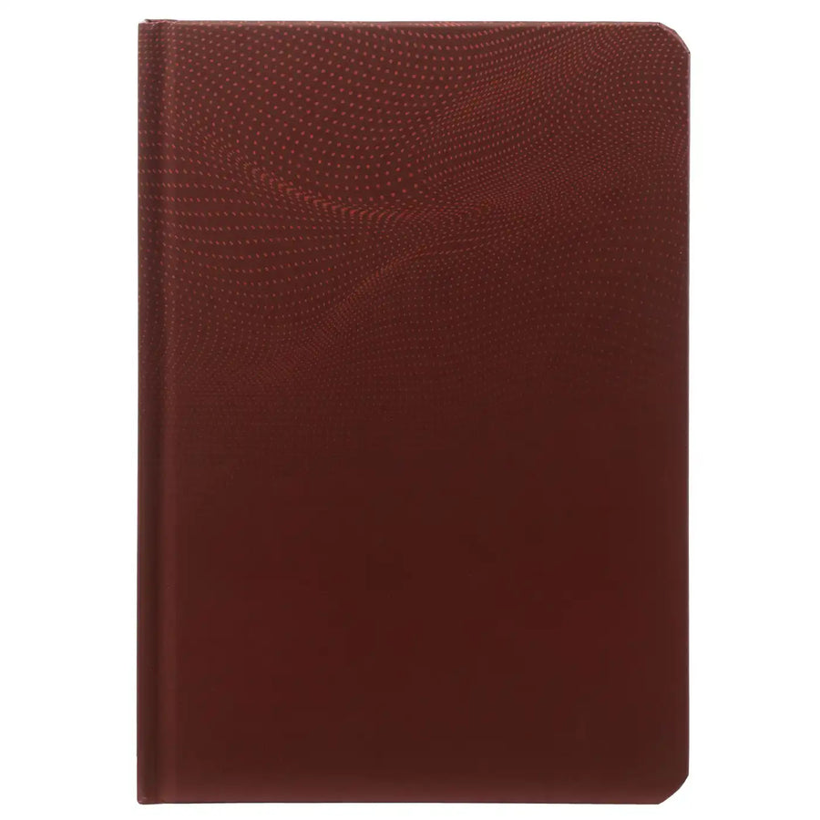 Bv474-4 Bordeaux Notizbuch Schmucklos