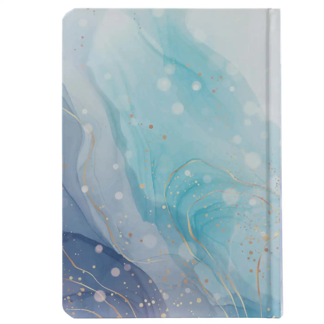 Bv475-1 Blau a5 Notizbuch Meeres Gold