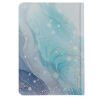 Bv475-1 Blau a5 Notizbuch Meeres Gold