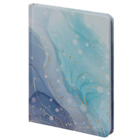 Bv475-1 Blau a5 Notizbuch Meeres Gold