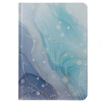 Bv475-1 Blau a5 Notizbuch Meeres Gold