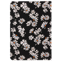 Bv475-2 notizbuch schwarz Blumen