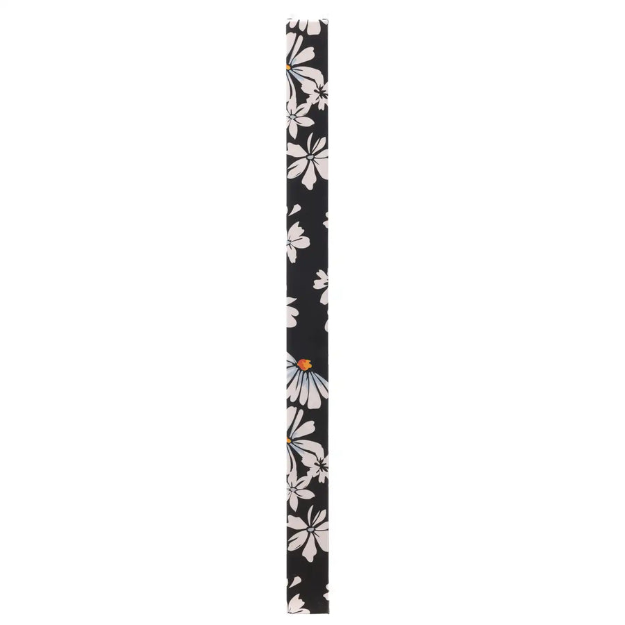 Bv475-2 notizbuch schwarz Blumen