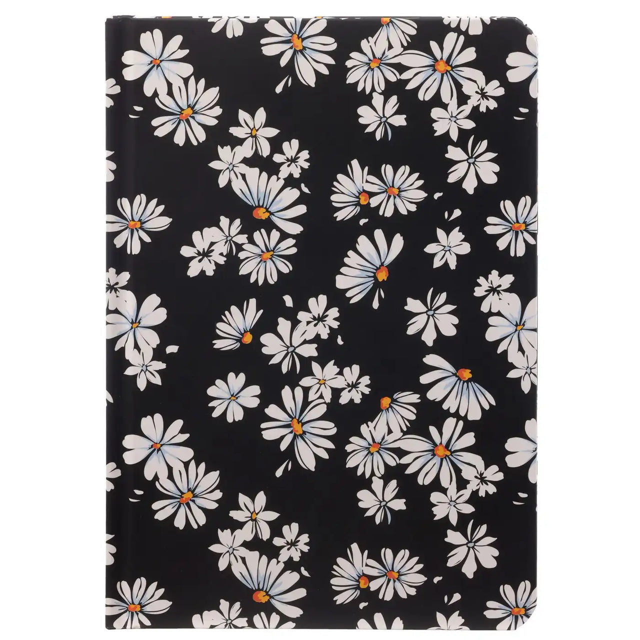 Bv475-2 notizbuch schwarz Blumen