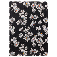 Bv475-2 notizbuch schwarz Blumen