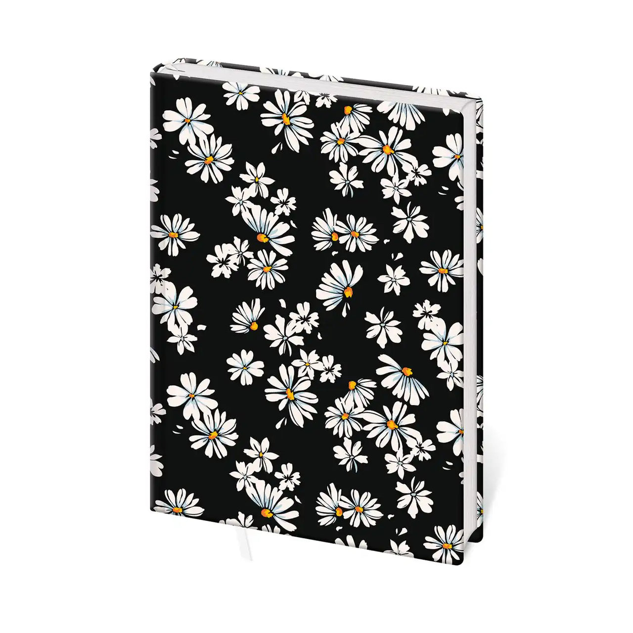 Bv475-2 notizbuch schwarz Blumen