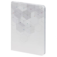 Bv475-4 Blau gepunktet Notizbuch Hexagonal