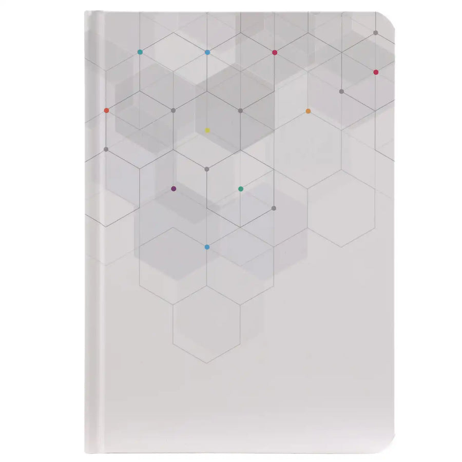 Bv475-4 Blau gepunktet Notizbuch Hexagonal