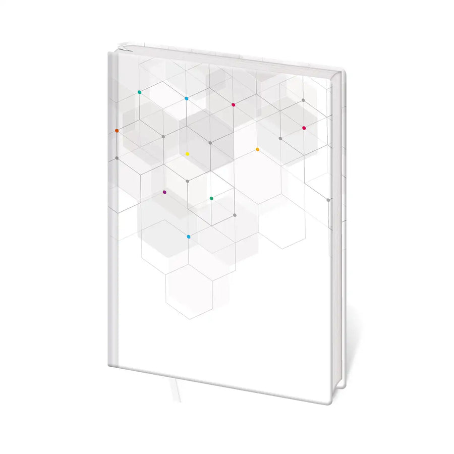 Bv475-4 Blau gepunktet Notizbuch Hexagonal