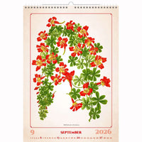 Botanische herbariumkalender A3+ 2026+