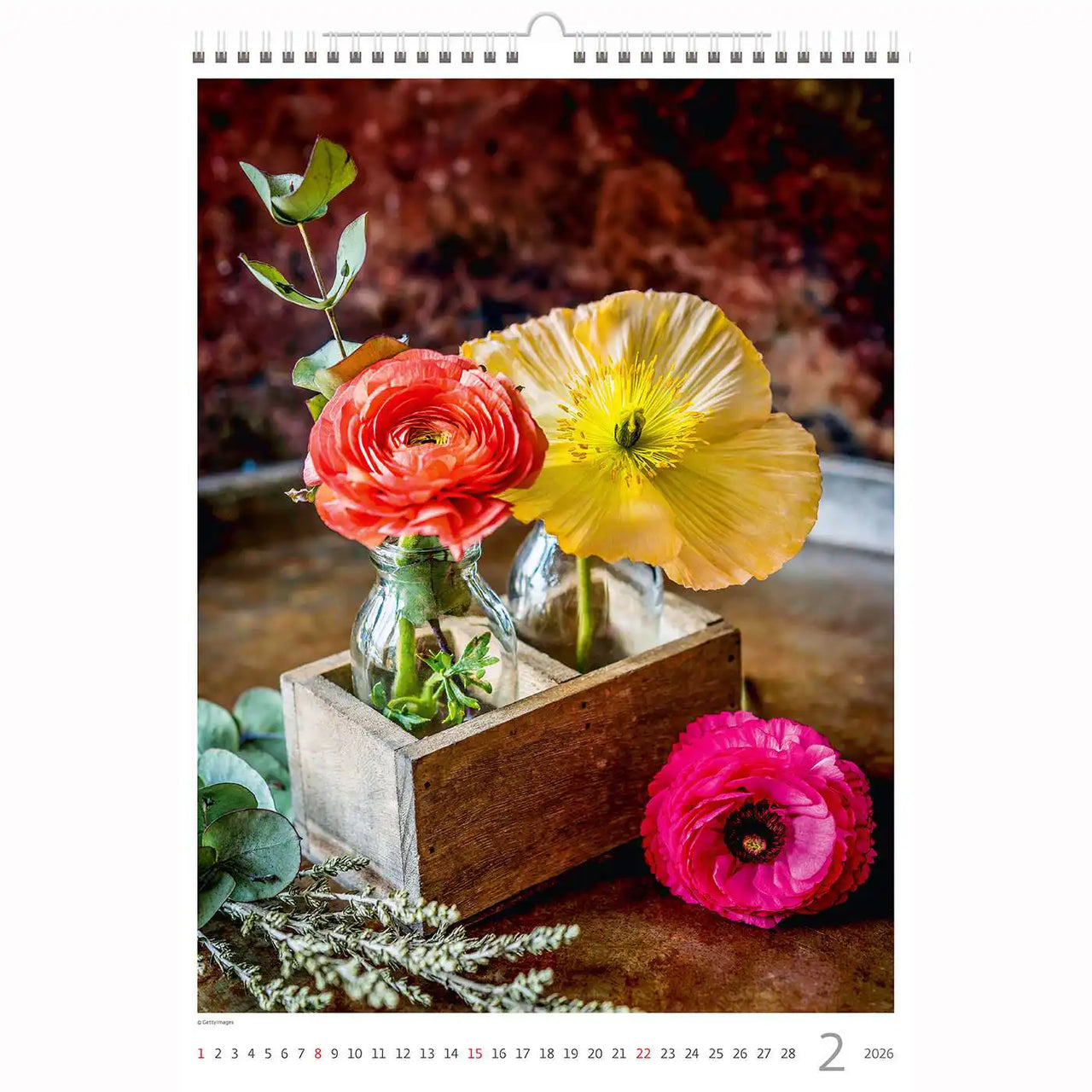 Blumenstrauß Kalender A3+ 2026+