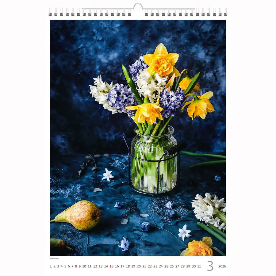 Blumenstrauß Kalender A3+ 2026+