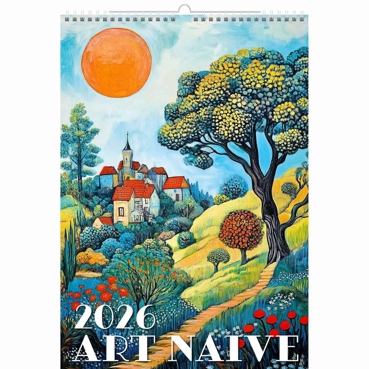 Naive Kunstgemälde Kalender A3+ 2026+ 205