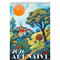 Naive Kunstgemälde Kalender A3+ 2026+ 205