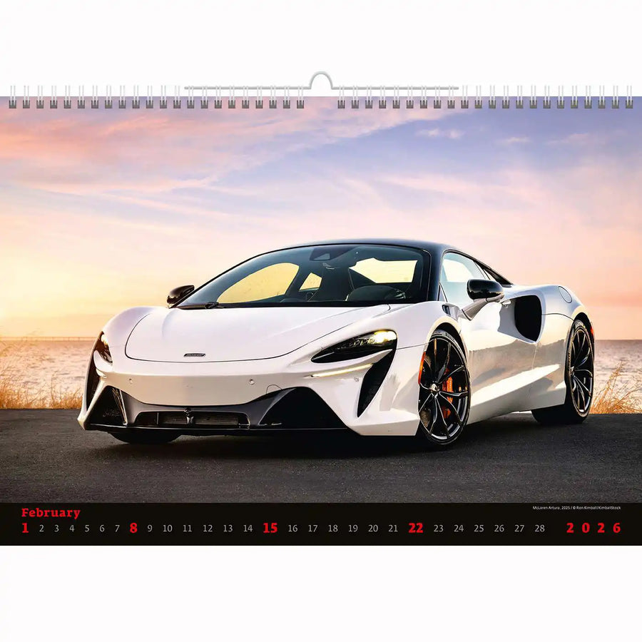Sports Cars Calendar Calendar A3+ 2026+