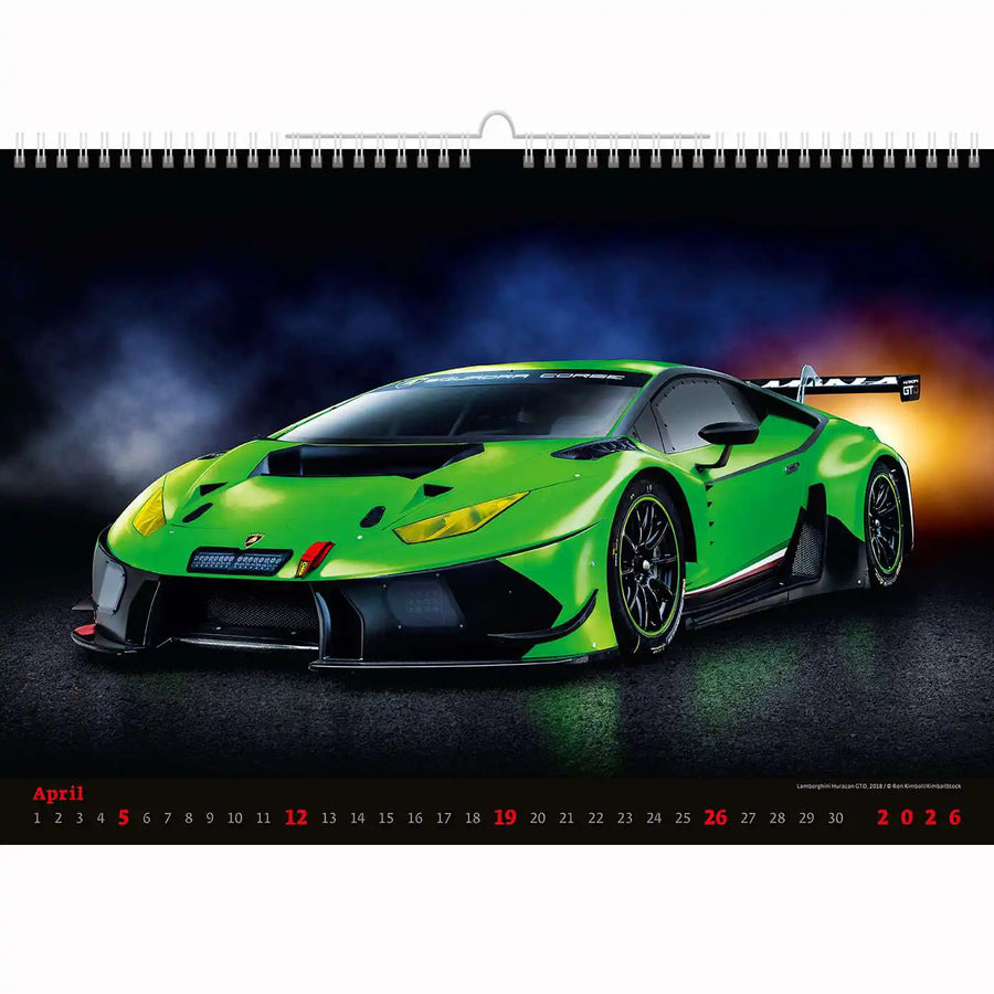 Sports Cars Calendar Calendar A3+ 2026+