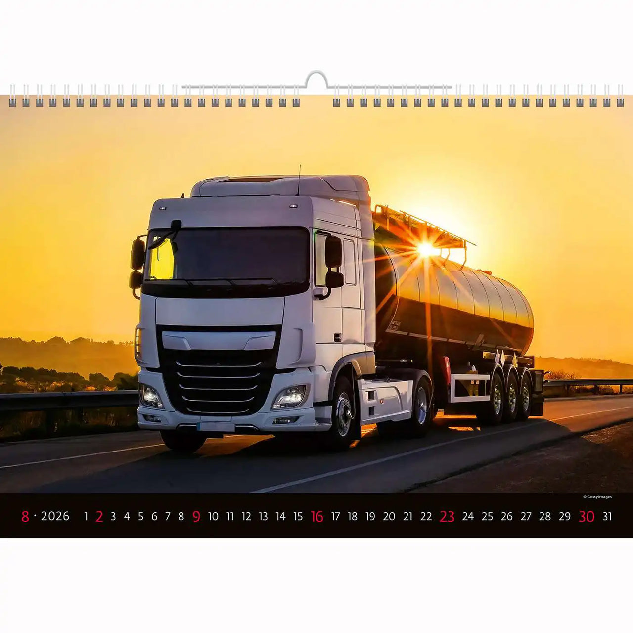 Vrachtwagens en vrachtwagens kalender A3+ 2026+