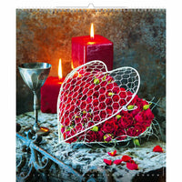 Romantischer Blumenarrangement Kalender A2 2026+