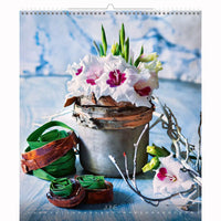 Romantischer Blumenarrangement Kalender A2 2026+