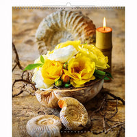 Romantischer Blumenarrangement Kalender A2 2026+