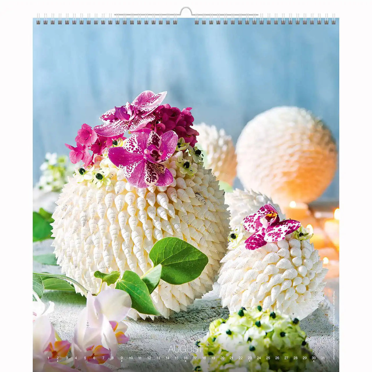 Romantischer Blumenarrangement Kalender A2 2026+