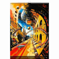 Surrealistische kunstwereld kalender B3 Size 2026+