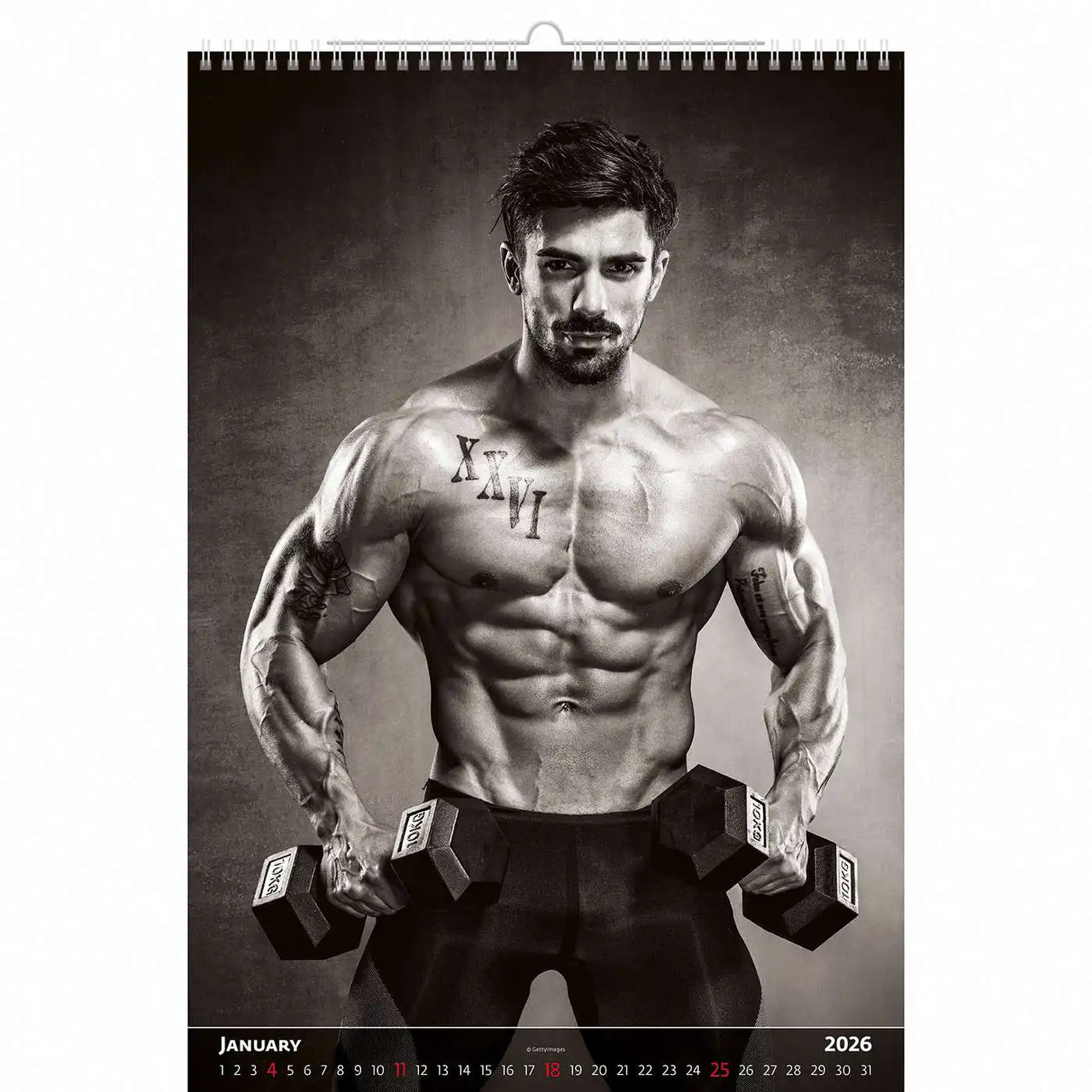 Body Builders Kalender B3 Größe 2026
