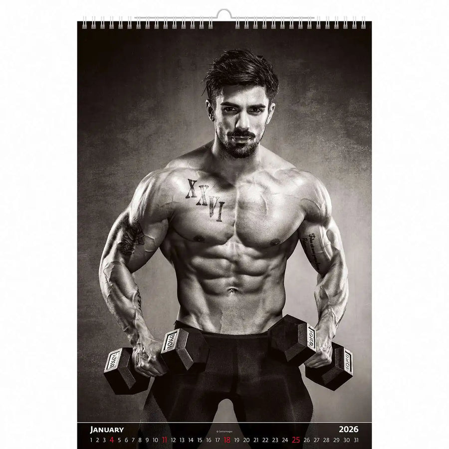 Body Builders Kalender B3 Größe 2026