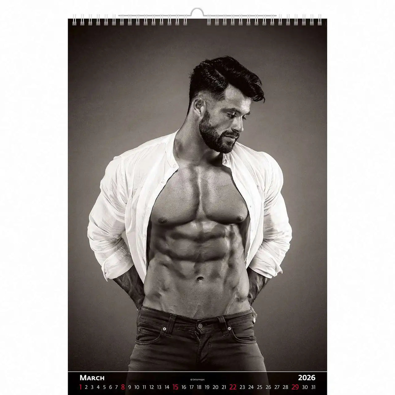 Body Builders Kalender B3 Größe 2026