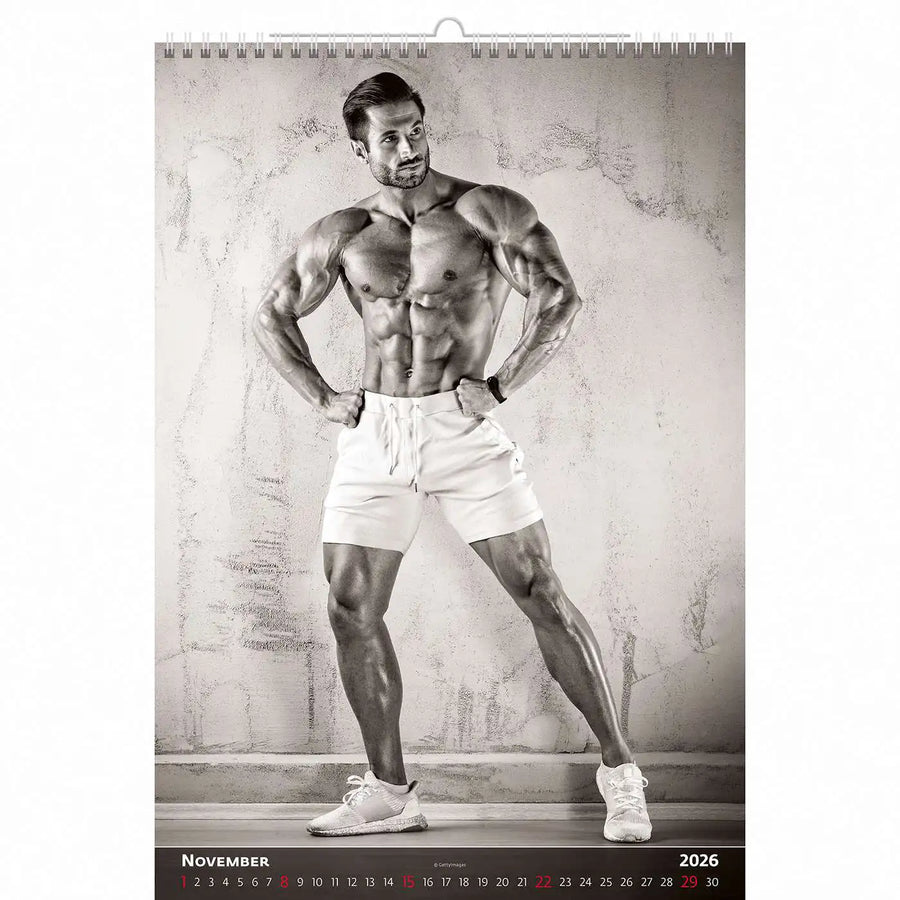 Body Builders Kalender B3 Größe 2026