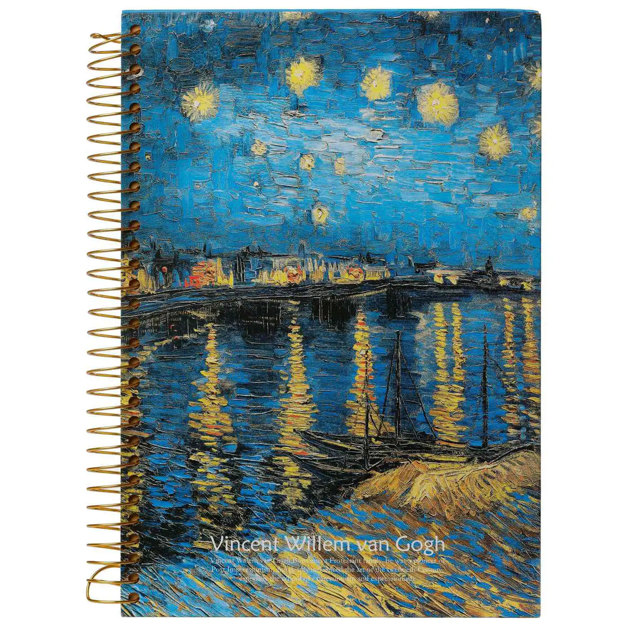 D5346-1 A4-Spiral Notizbuch Van Gogh Haven