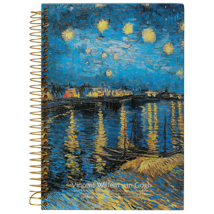 D5346-1 A4-Spiral Notizbuch Van Gogh Haven