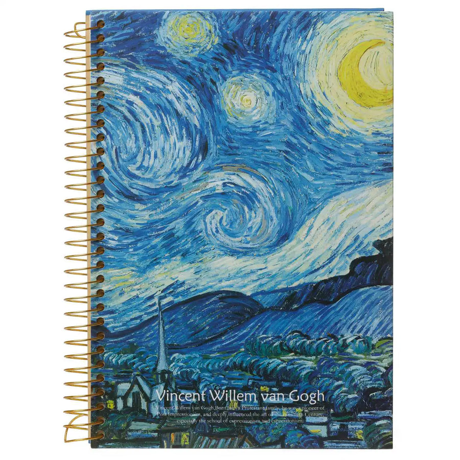 D5346-3 notizbuch a4 spiralbindung Van Gogh Village