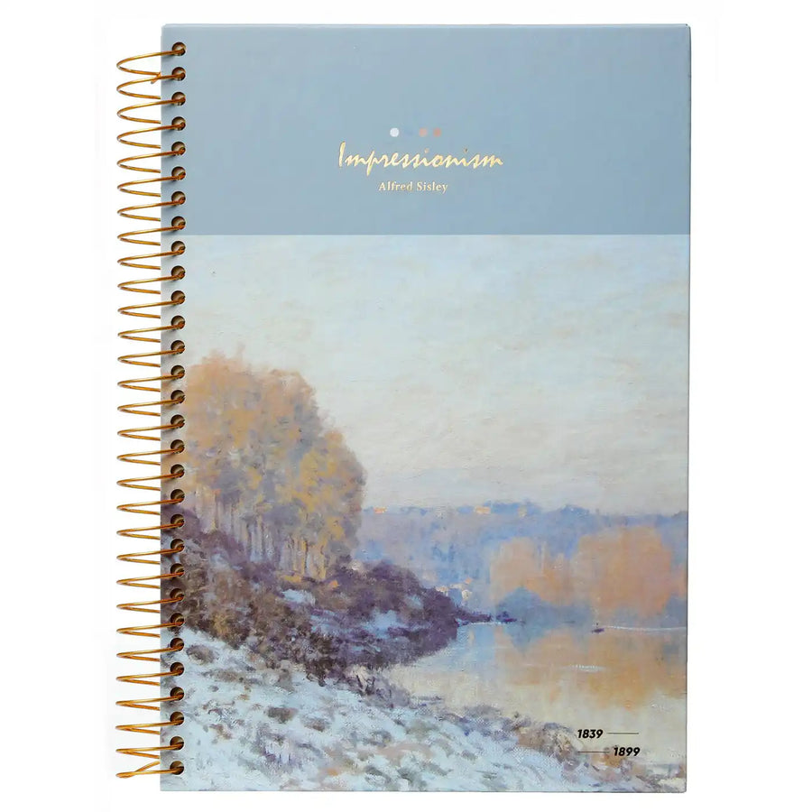 D5347-2 A4 Kalpa Spring Notebook Spiral Impressionists Lake