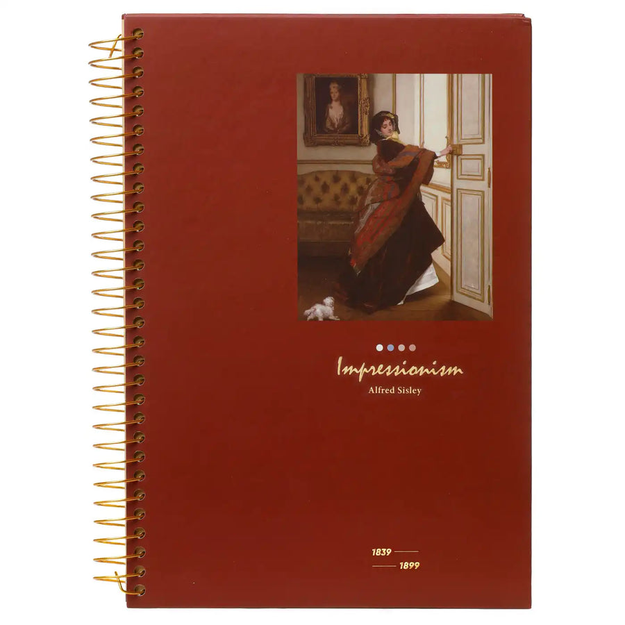 D5347-3 Kalpa A4 Spring Notebook Spiral Impressionists Lady