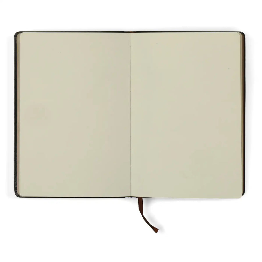 D6045 Kalpa Dreams A5 Vintage Journal Goldtrim Black
