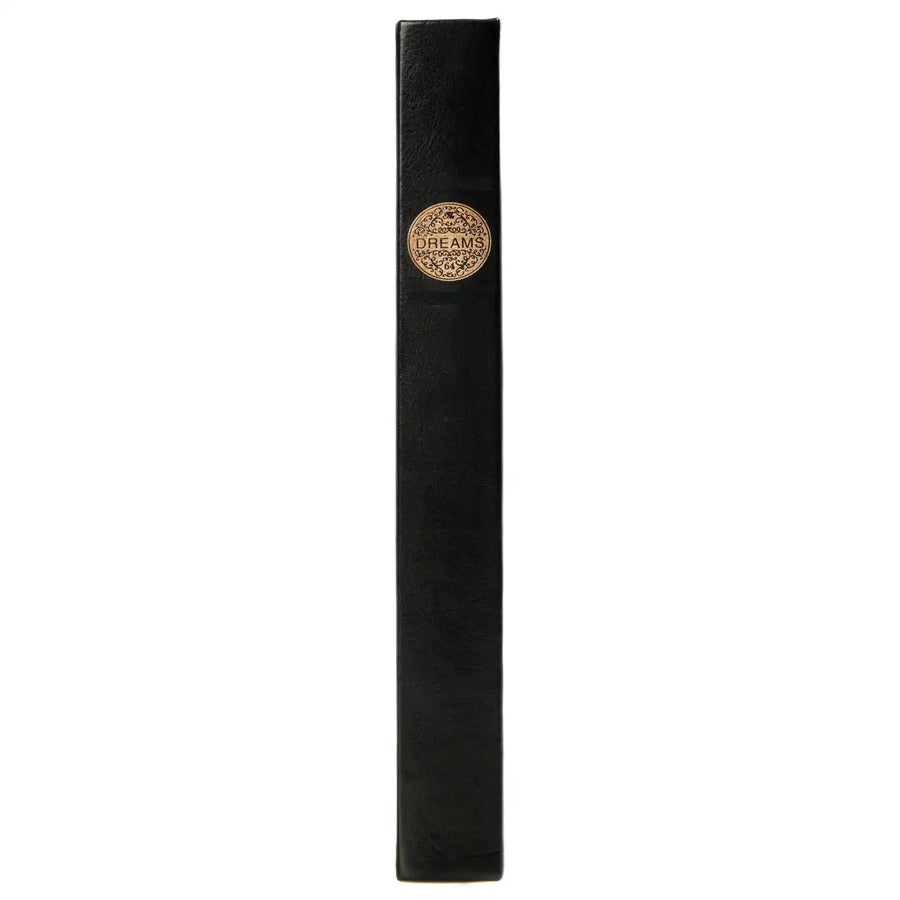 D6045 Kalpa Dreams A5 Vintage Journal Goldtrim Black