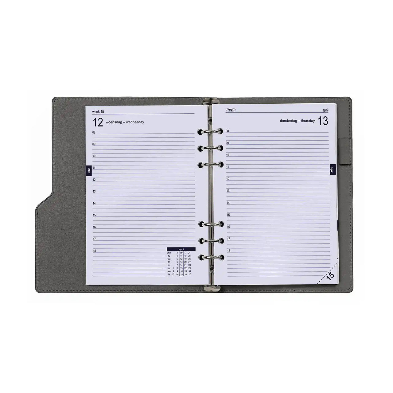 6201-25-26 210 x 144 mm A5 Planner Vulling en 2026 NL EN