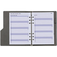 6206-26-27 210 x 144 mm A5 Agenda fügt wöchentlich ein EN DE FR NL 2026 2027