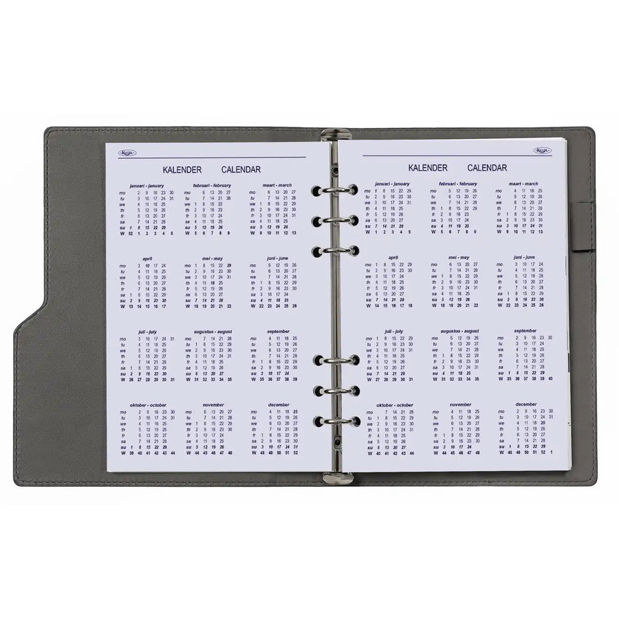 6207-25-26 210 x 144 mm A5 Agenda Füllpapier NL EN 2026