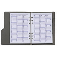 6207-25-26 210 x 144 mm A5 Agenda Füllpapier NL EN 2026