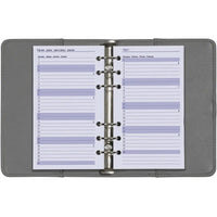 6216-26 170 x 95 mm Personal Ringbindemittel -Agenda -Einsätze EN FR DE NL 2026