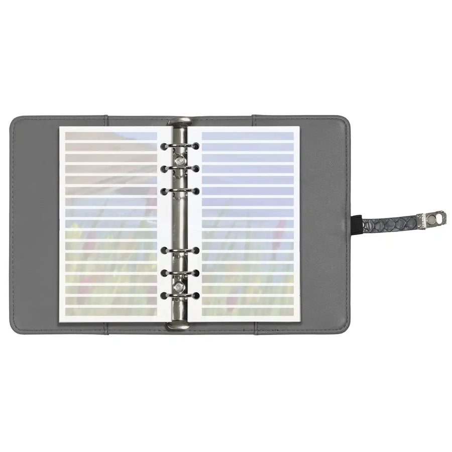 6218-26 170 x 95 mm Personal 6 Ringagenda -Planer Inserts wöchentlich Einsätze NL EN 2026